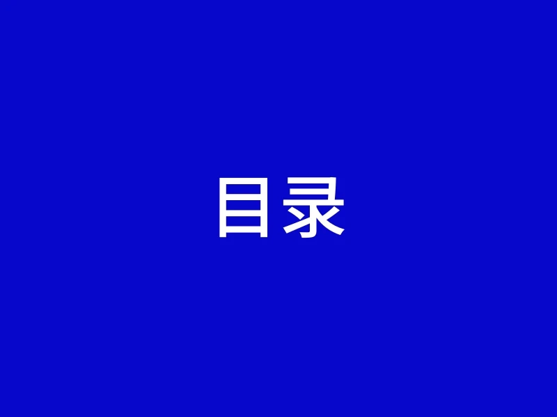 目录