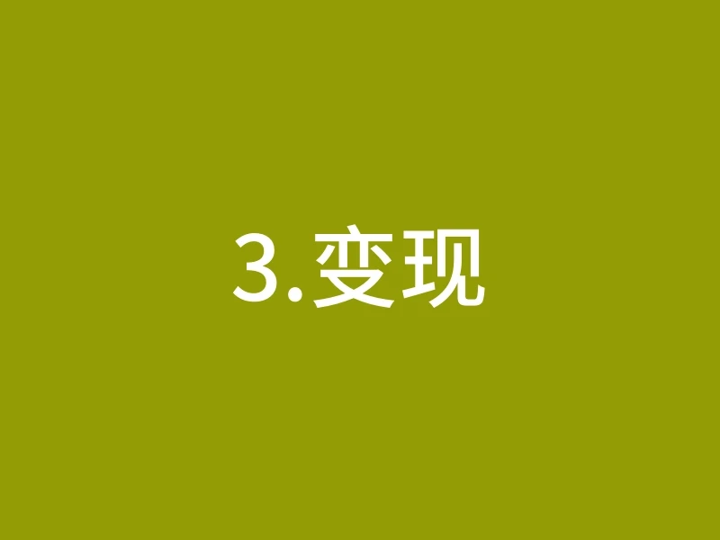 3.变现